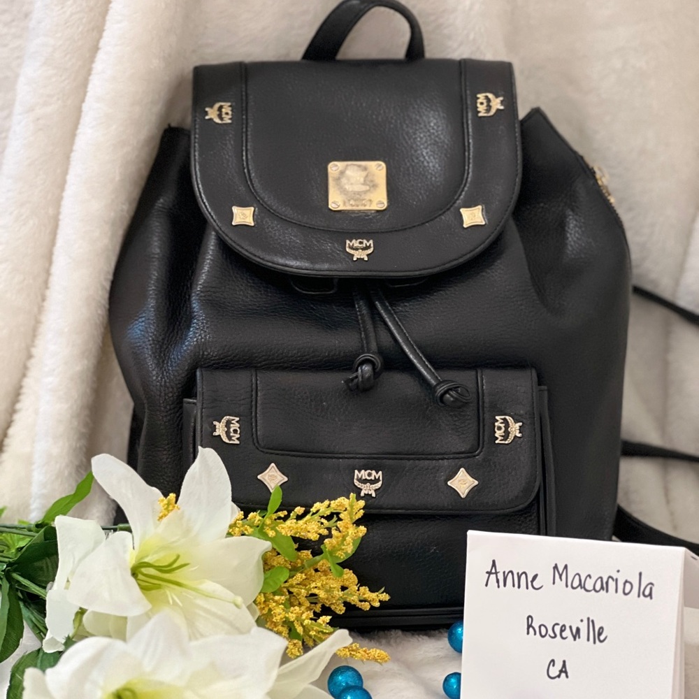 MCM backpack in black